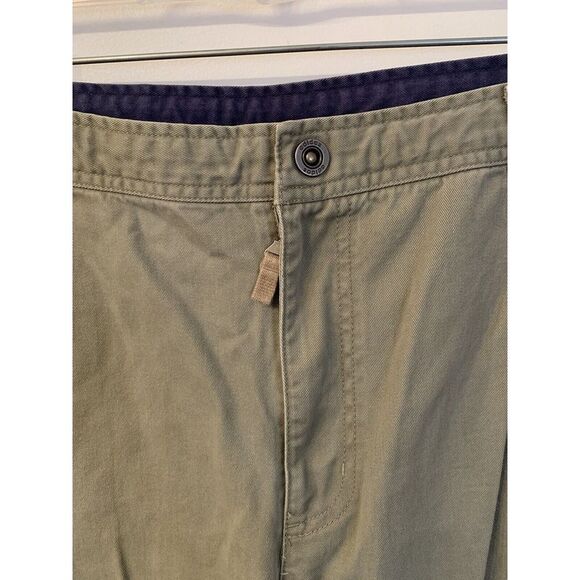Adidas Cargo Pants Double Knee Men's XL Olive Loose Fit Wide Leg Skater Y2K 07' - Picture 7 of 16